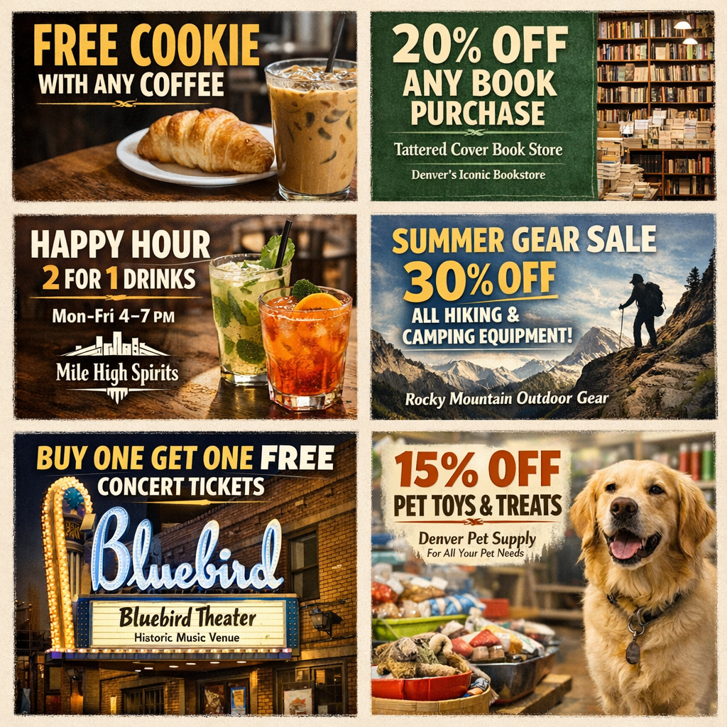 Discover Exclusive Deals from Denver’s Local Businesses